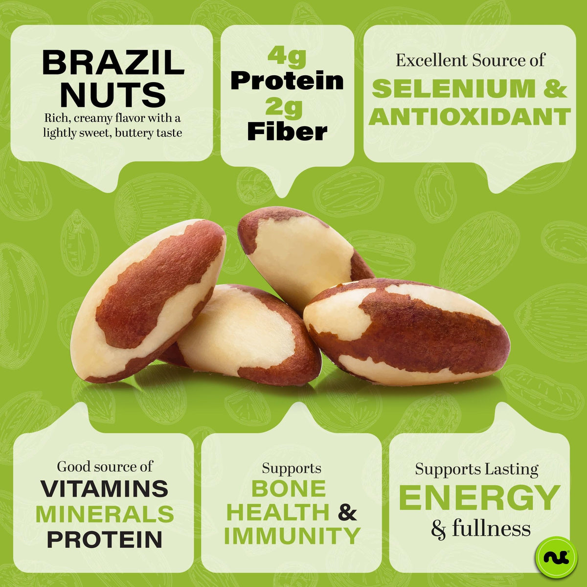 Raw Unsalted Brazil Nuts