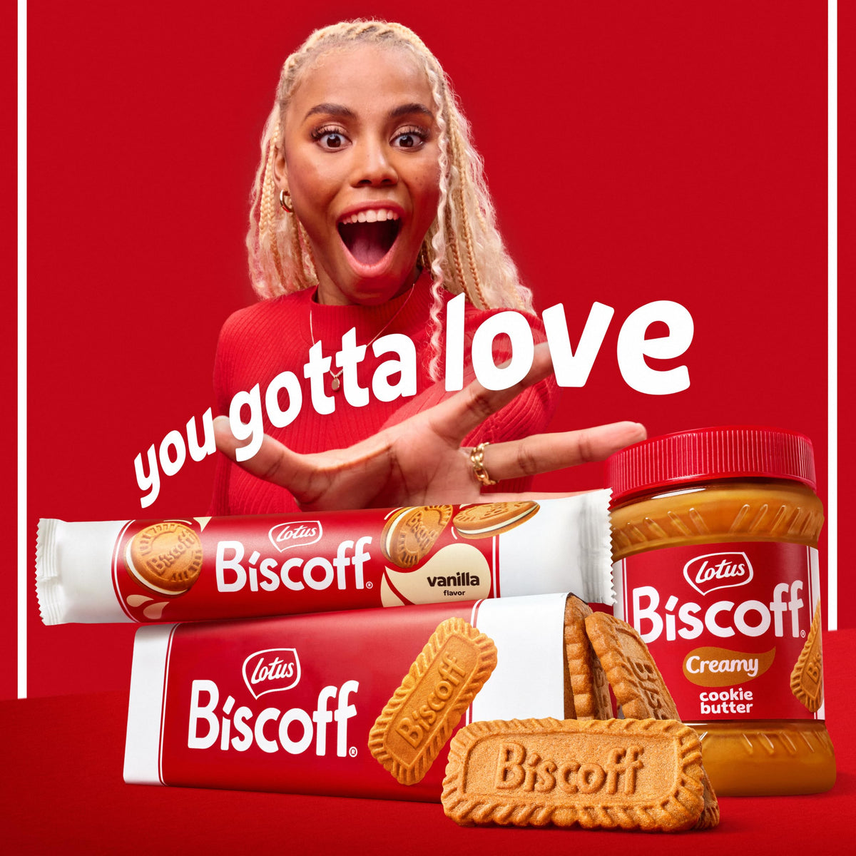 Individually Wrapped Caramelized Biscuits