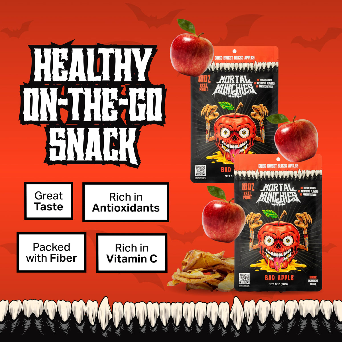 Chewy Organic Dried Banana Snacks