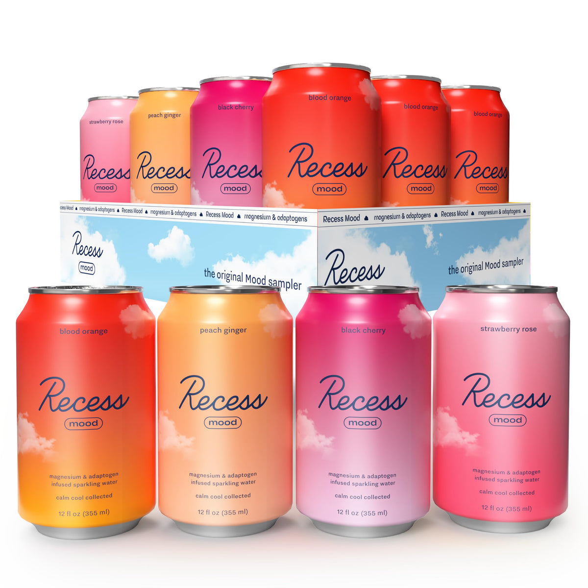 Magnesium and Adaptogen Sparkling Drinks