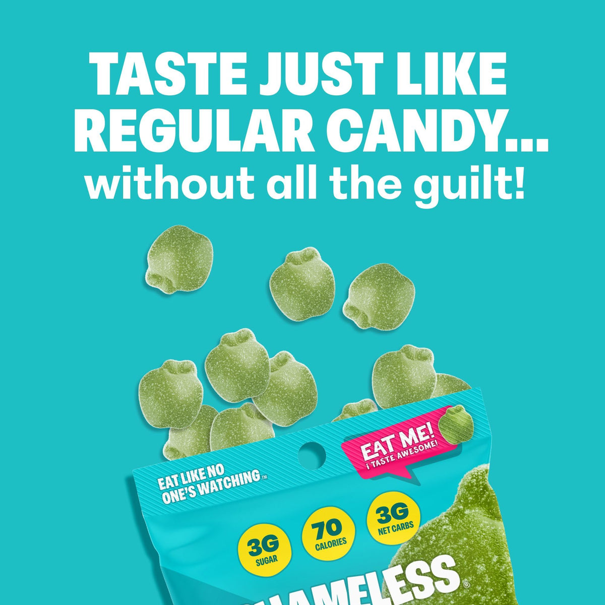 Low-Calorie Sour Gummy Snacks
