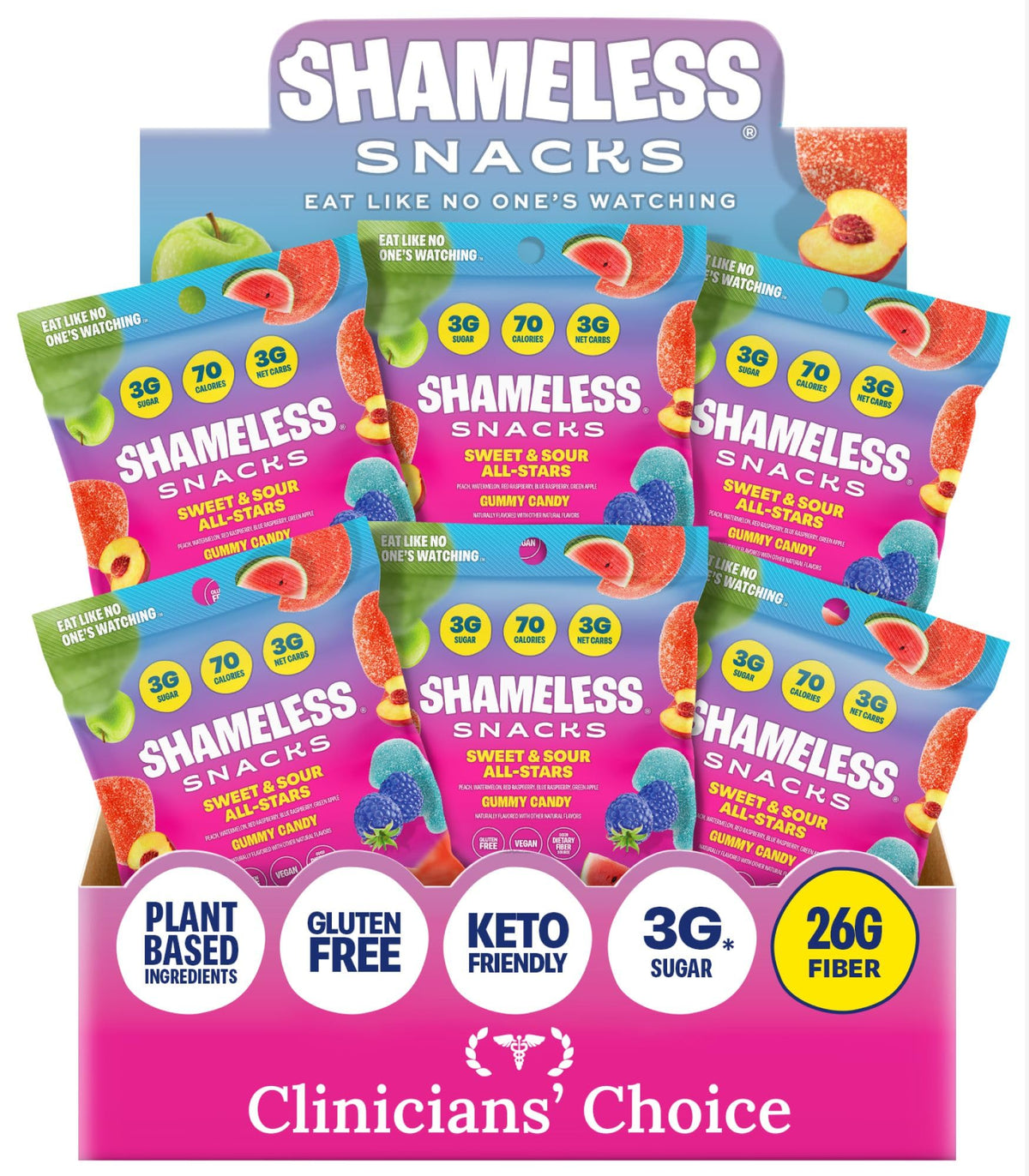 Sour Five-Flavor Gummy Candy