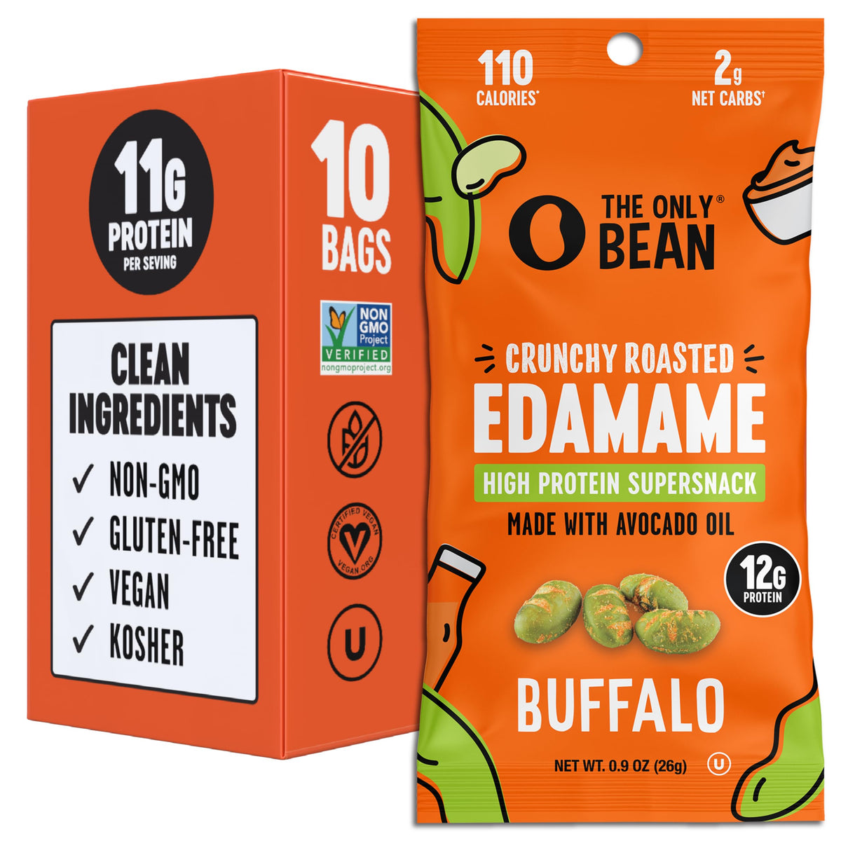 Dry-Roasted Edamame Protein Snacks