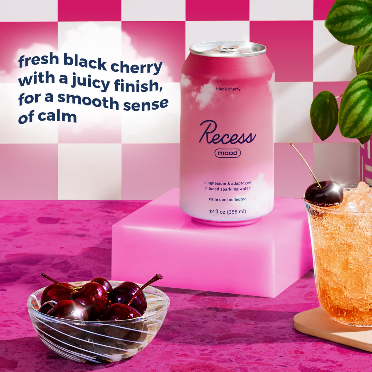 Magnesium and Adaptogen Sparkling Drinks