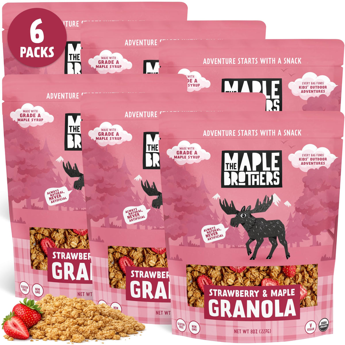 Organic Strawberry Maple Granola