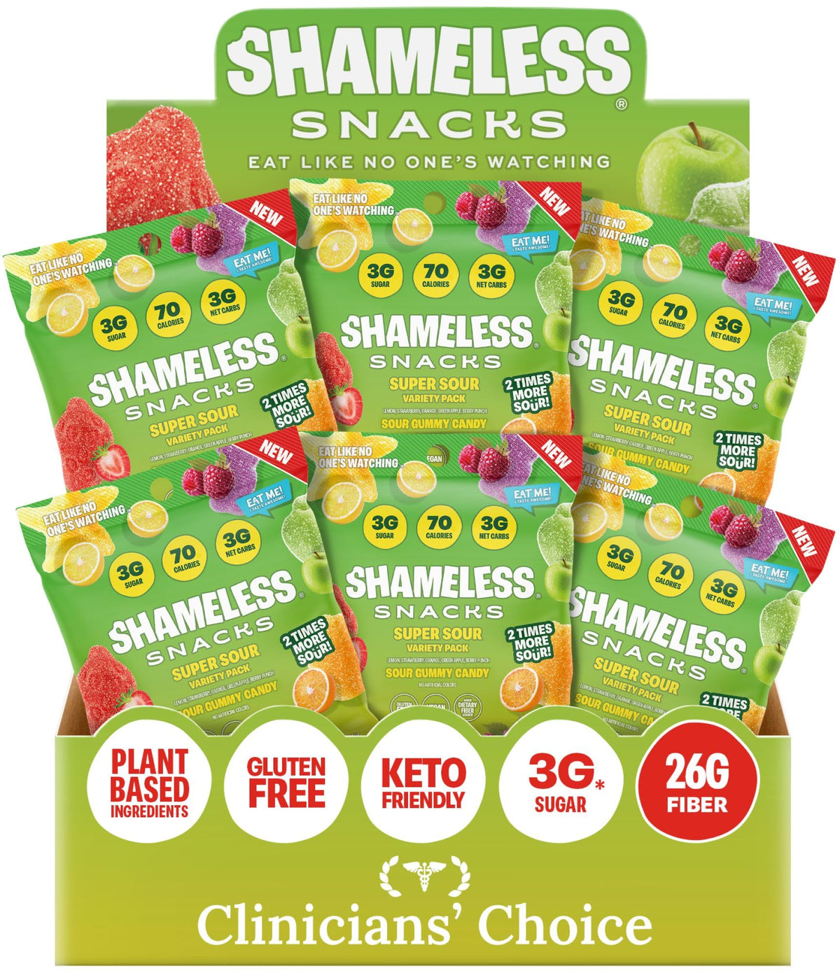 Sour Five-Flavor Gummy Candy