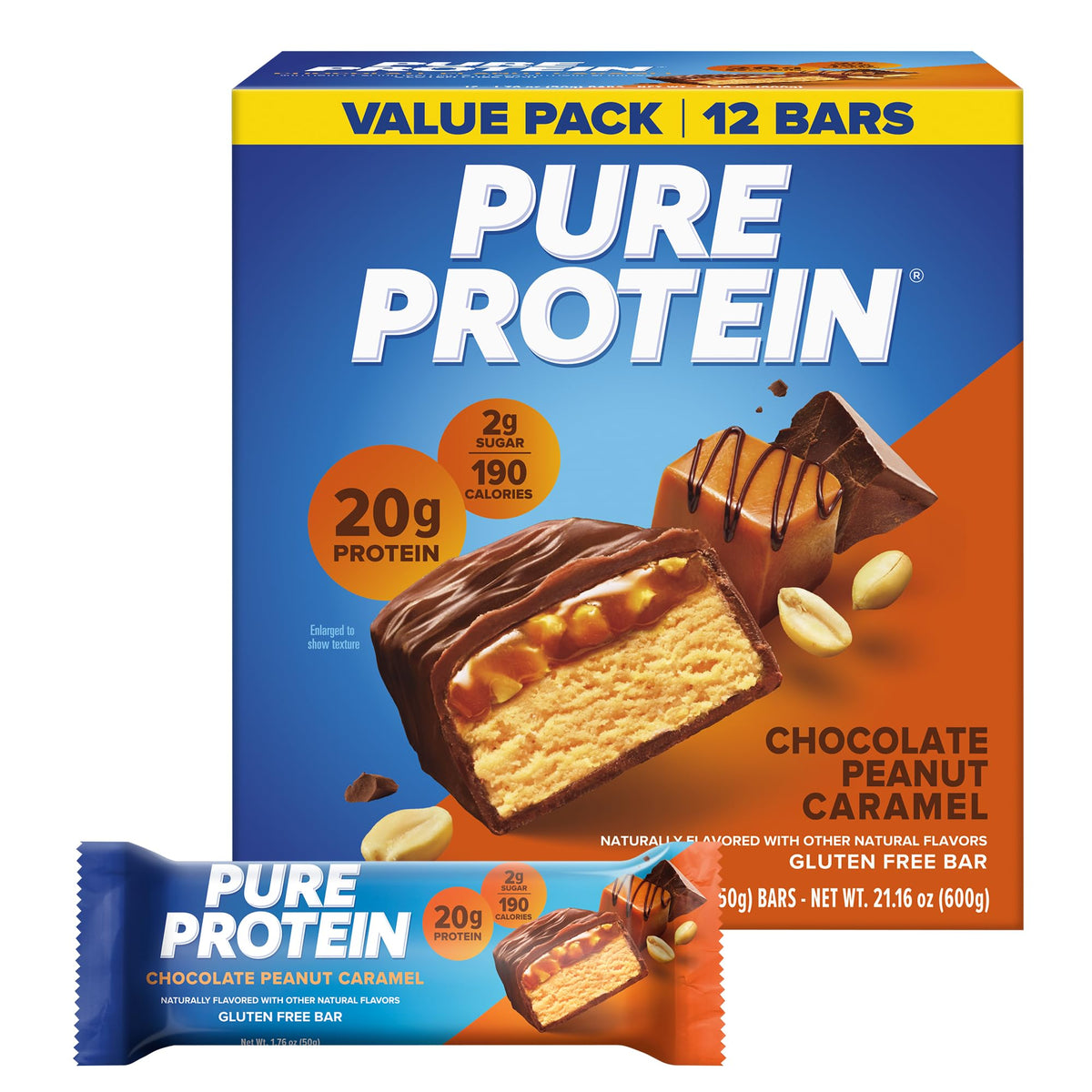 Low-Sugar High-Protein Bar Variety