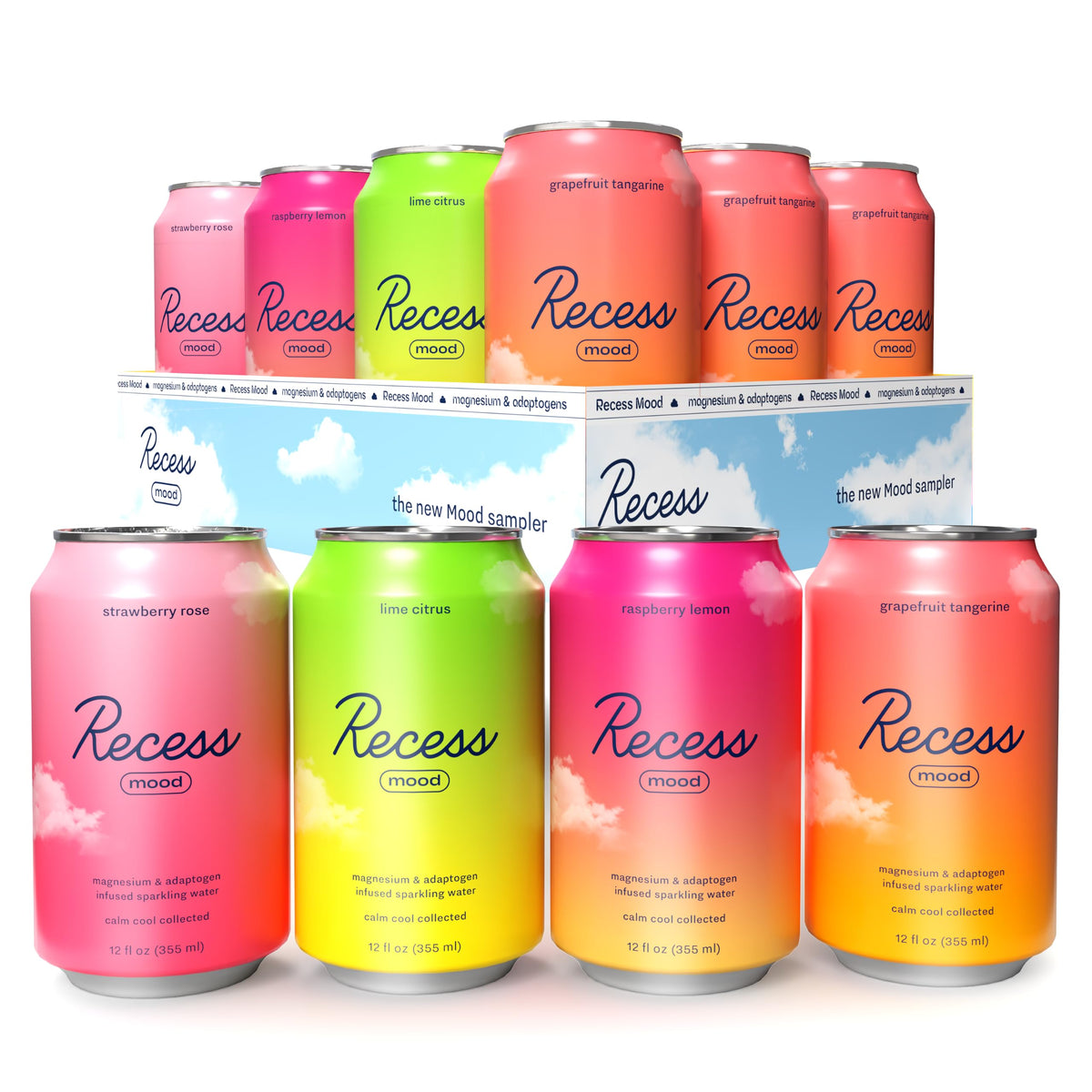 Magnesium and Adaptogen Sparkling Drinks