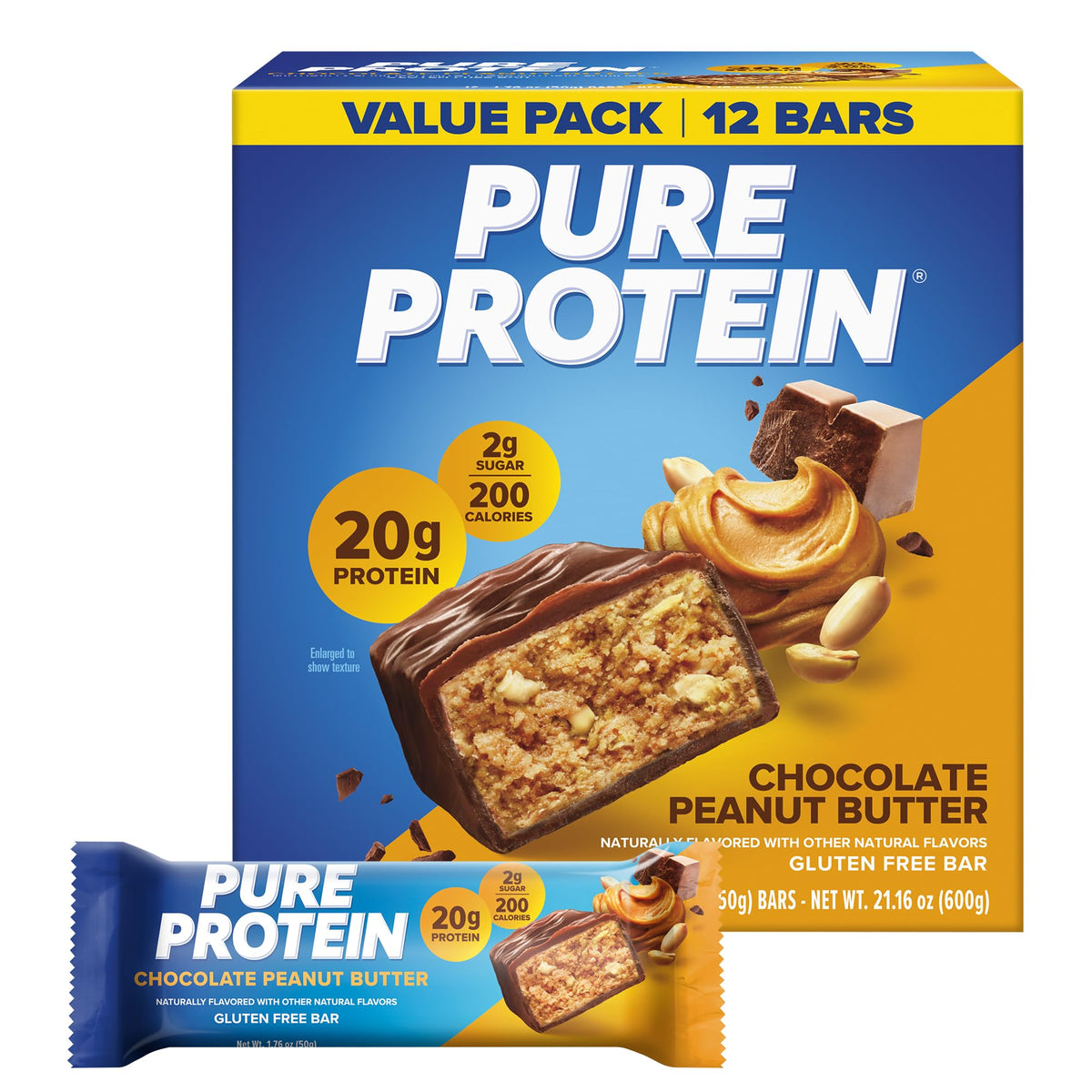 Low-Sugar High-Protein Bar Variety