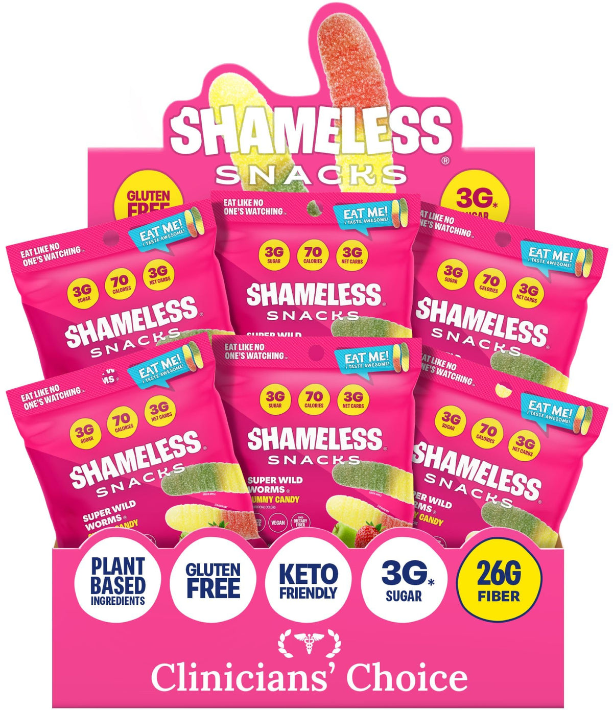 Low-Calorie Sour Gummy Snacks