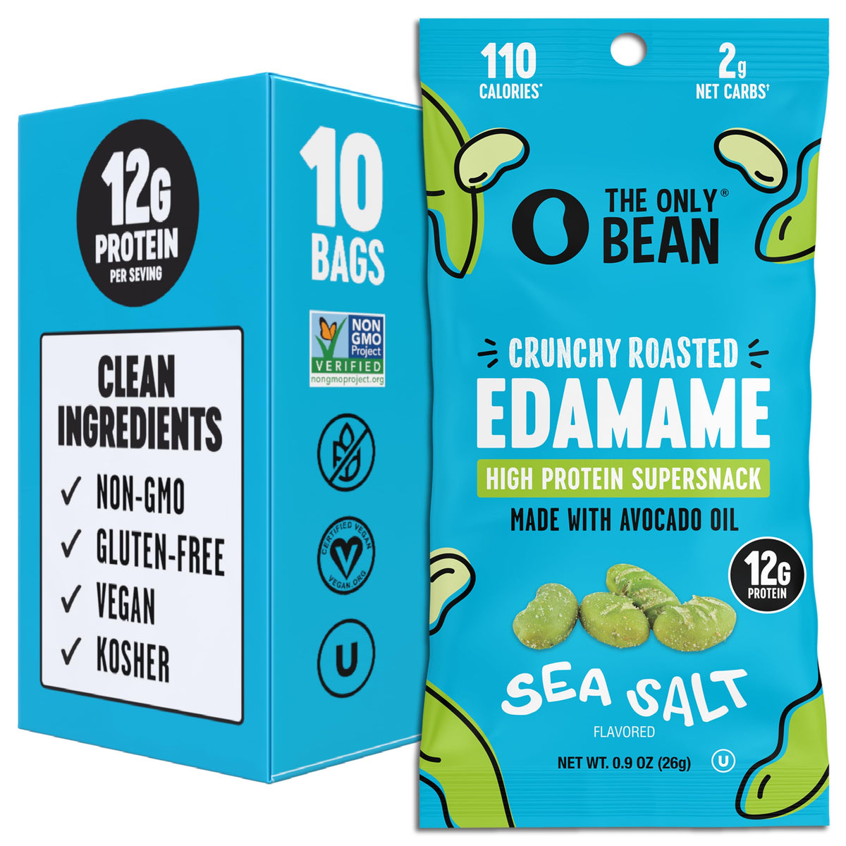 Dry-Roasted Edamame Protein Snacks