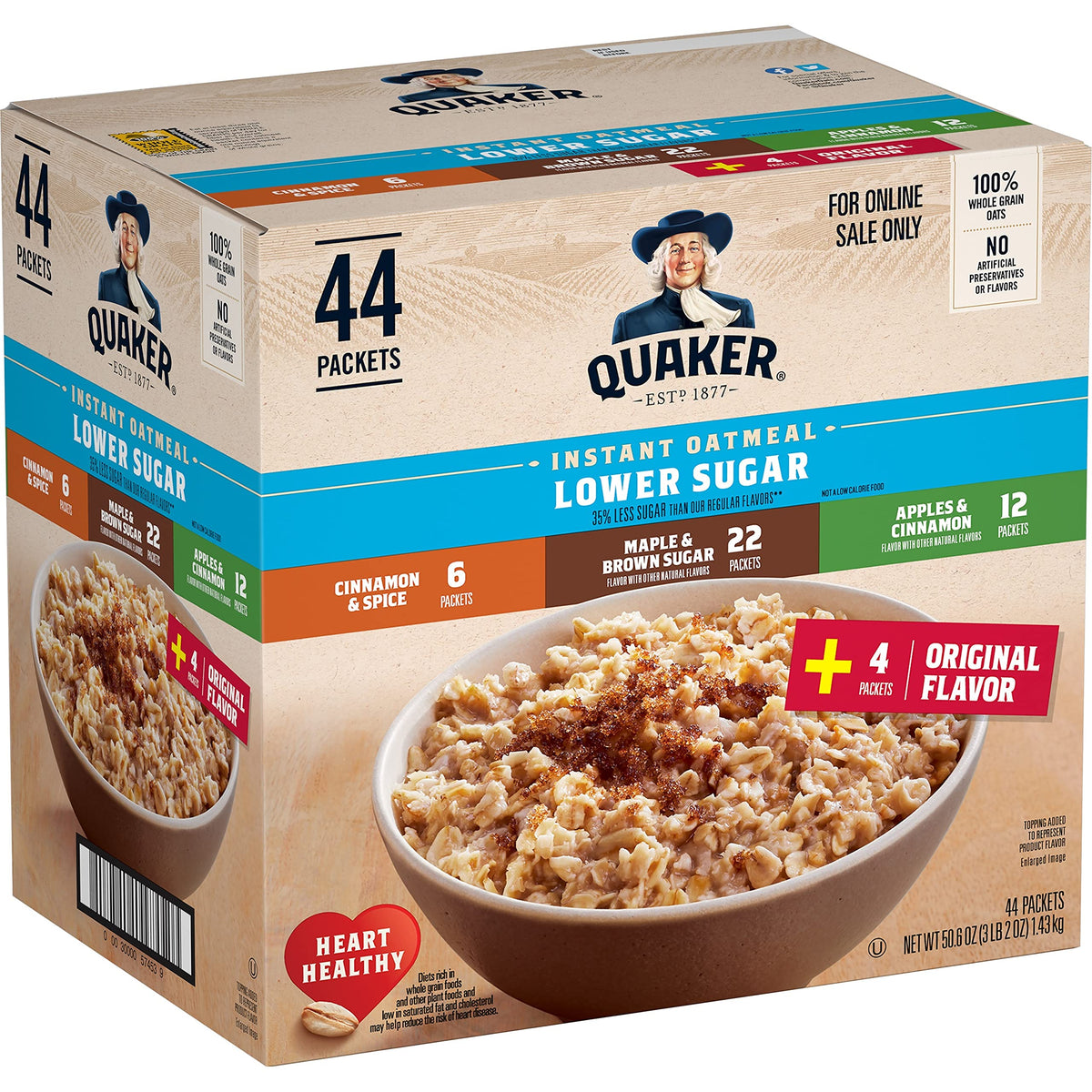 Instant Oatmeal Flavor Variety Pack