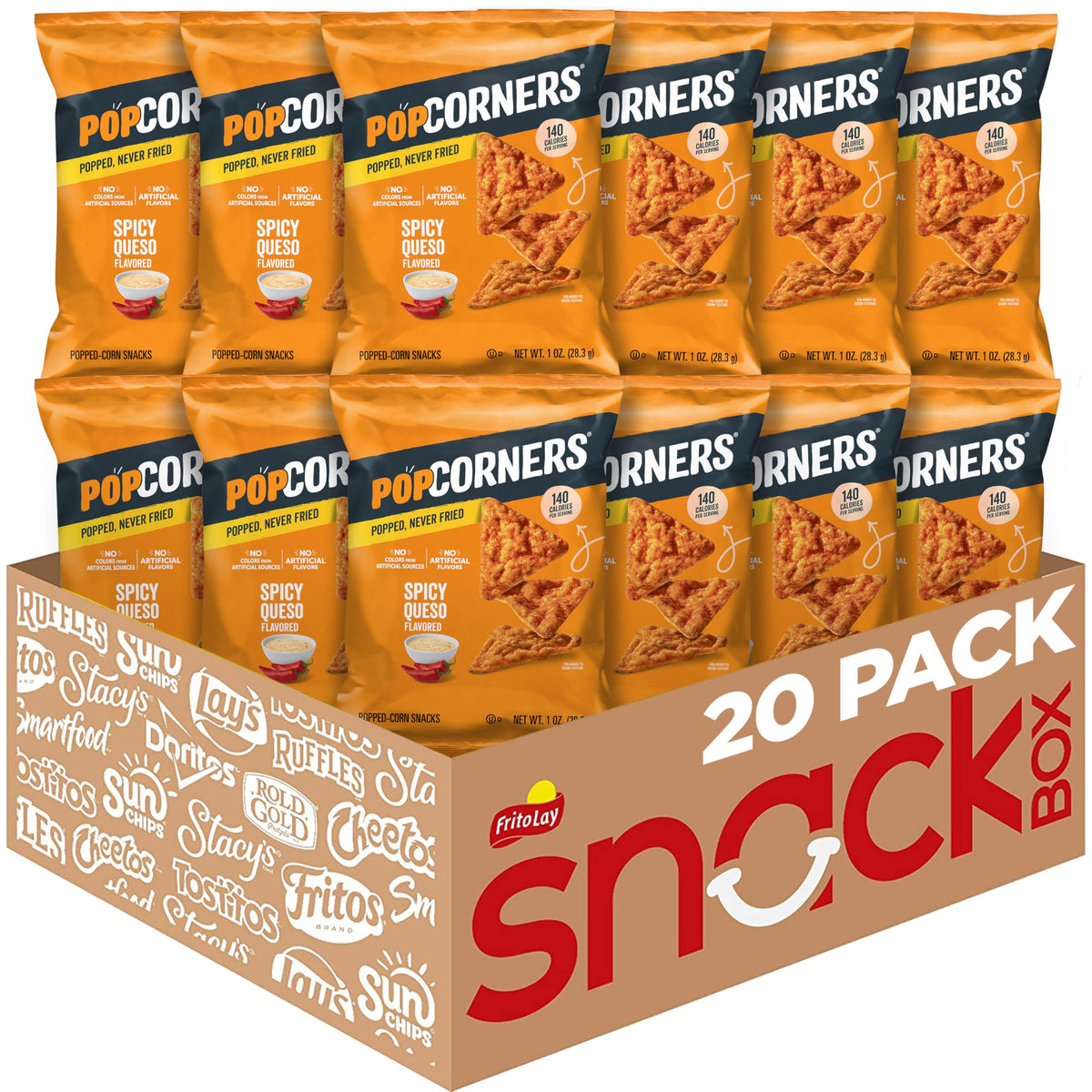 White Cheddar Popped Corn Snack Packs