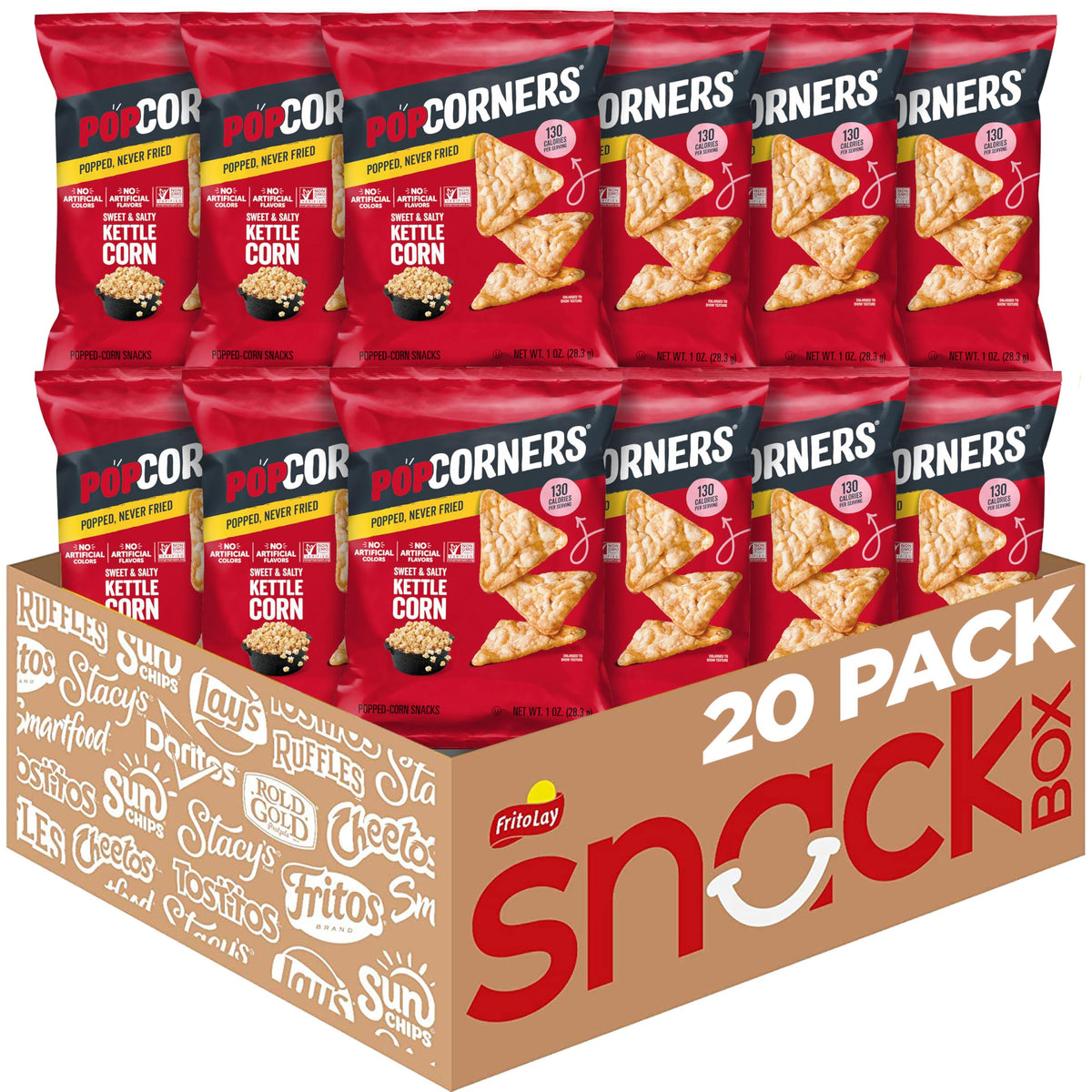 White Cheddar Popped Corn Snack Packs