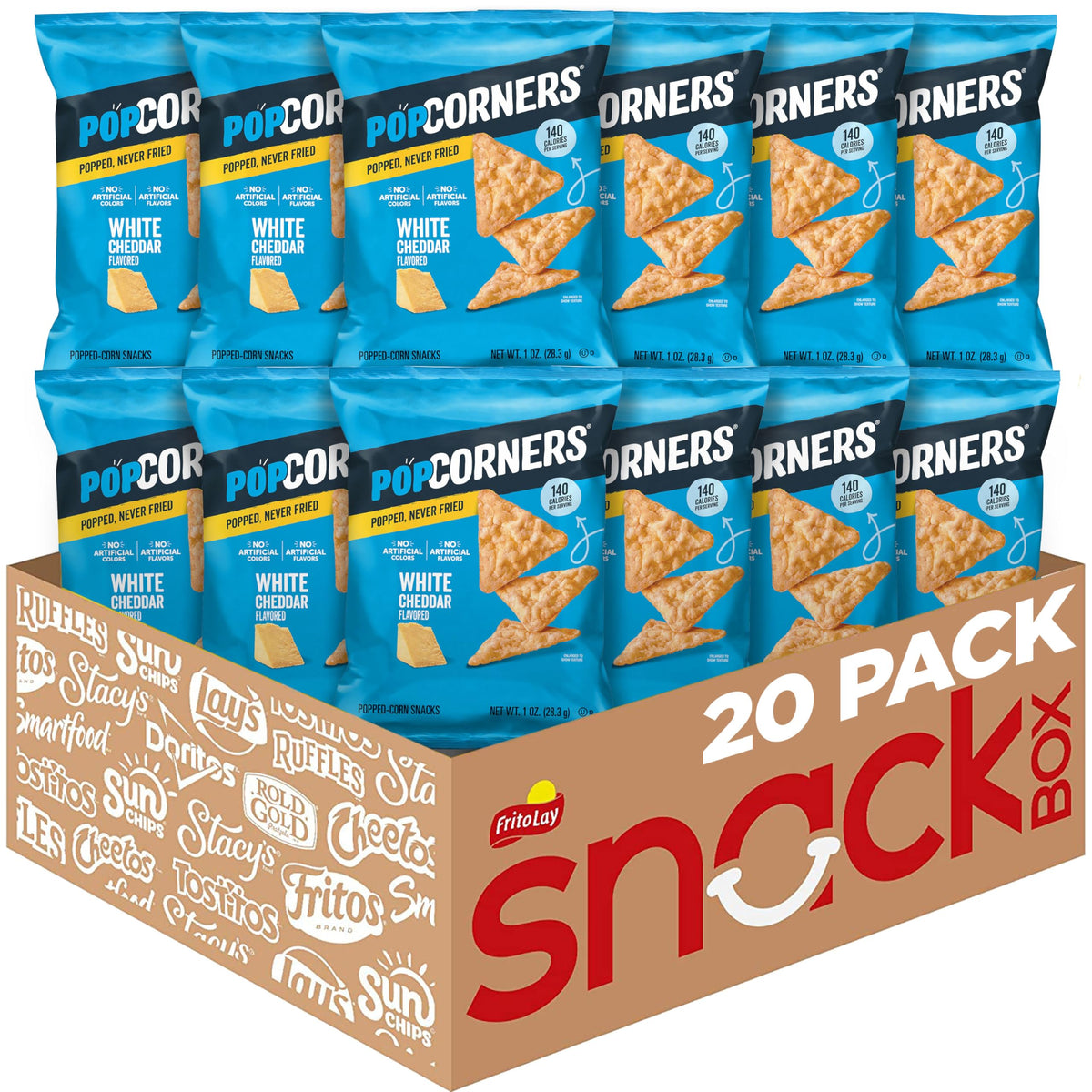 White Cheddar Popped Corn Snack Packs