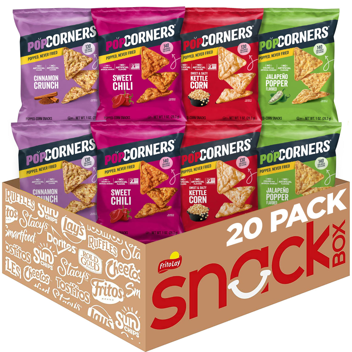 White Cheddar Popped Corn Snack Packs