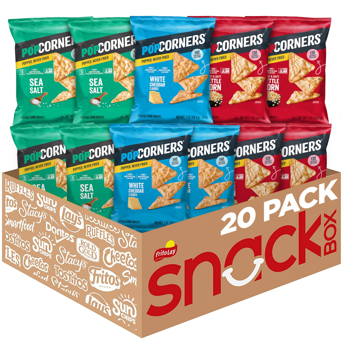 White Cheddar Popped Corn Snack Packs